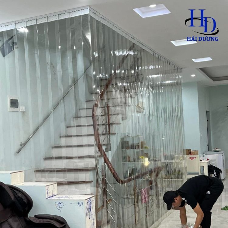 Rèm nhựa PVC cố định