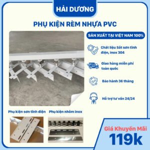 Phụ kiện rèm nhựa PVC
