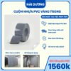 Cuộn nhựa PVC ghi xám