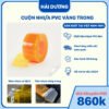 Cuộn nhựa PVC vàng trong