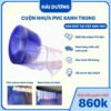 Cuộn nhựa PVC xanh trong