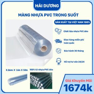 Màng nhựa PVC trong suốt