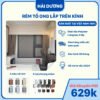 Rèm tổ ong lắp đặt trên kính