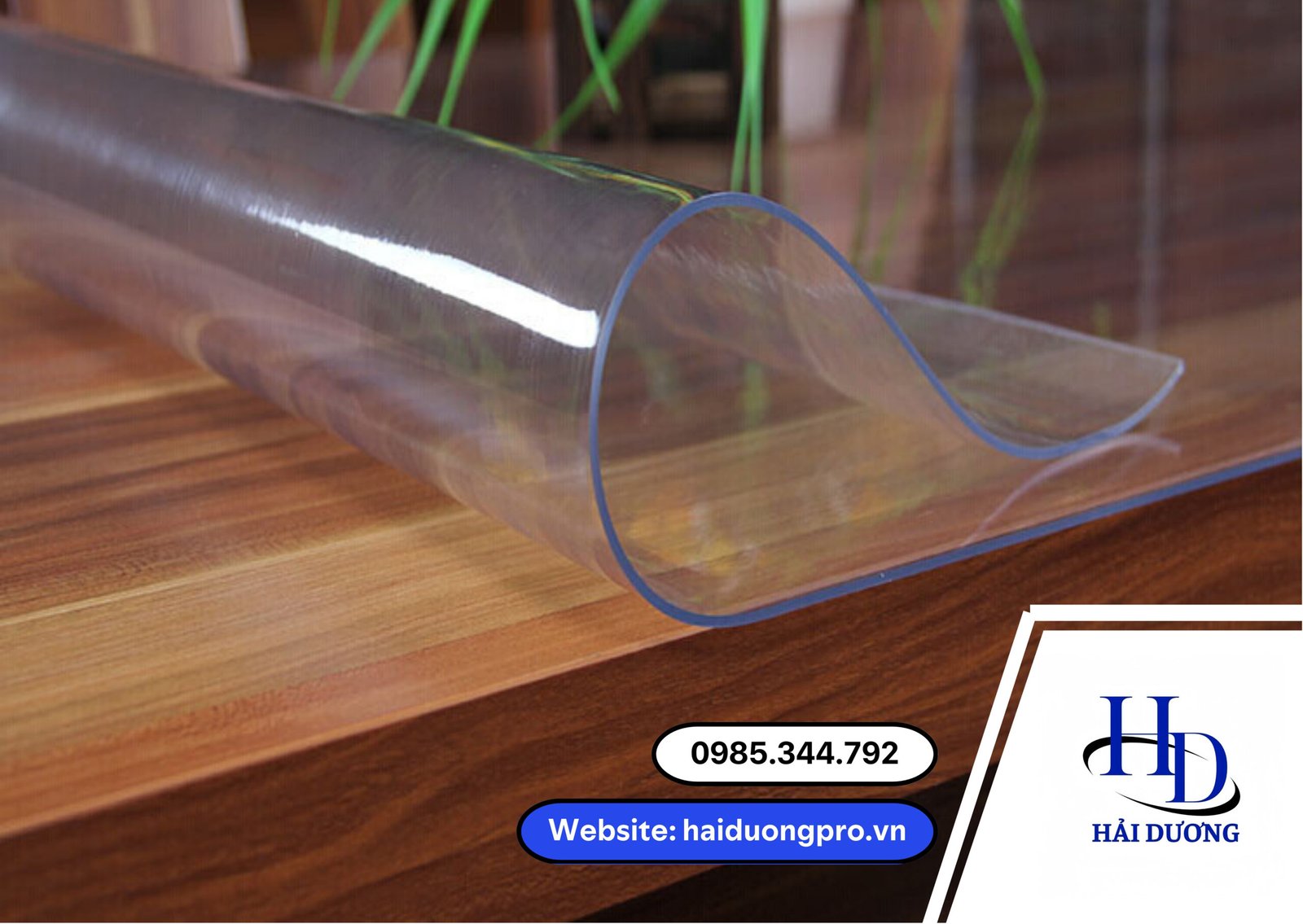 tấm nhựa PVC trải bàn